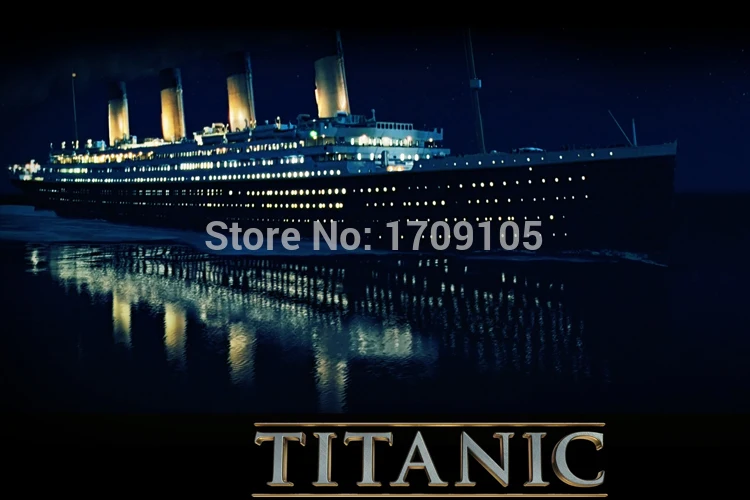 

hot selling 50x75cm wall Canvas posters and prints party house decor titanic ship room poster