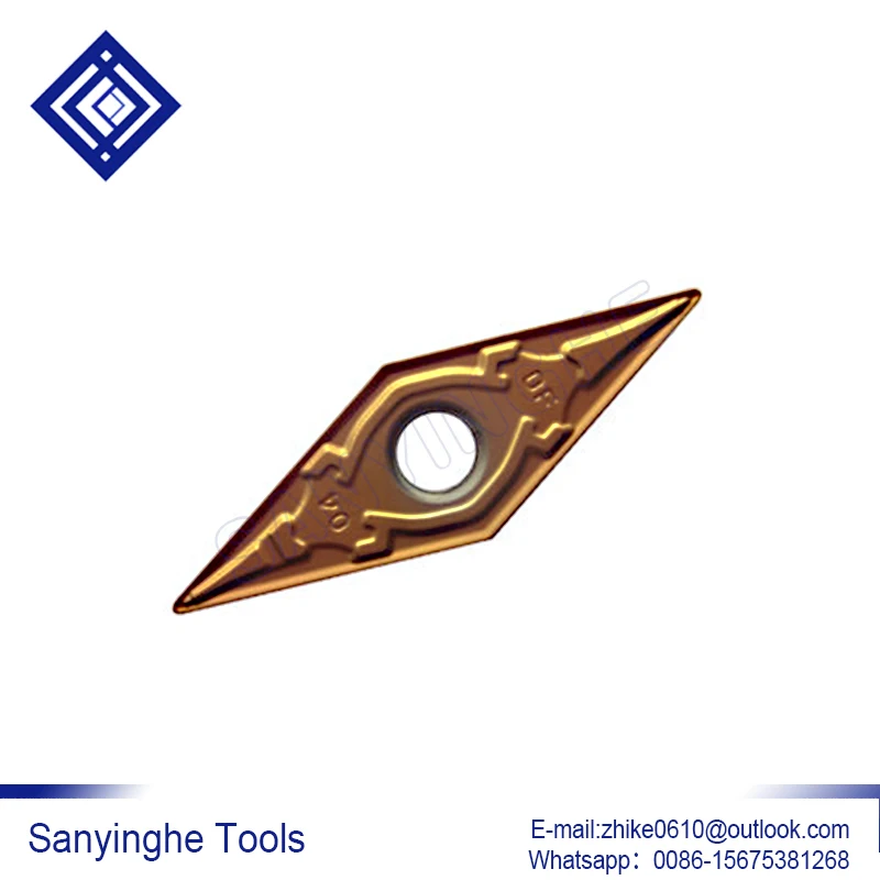 10 шт./лот VNMG160404-ADF YB9320 карбидные Токарные Вставки cnc для нержавеющей стали