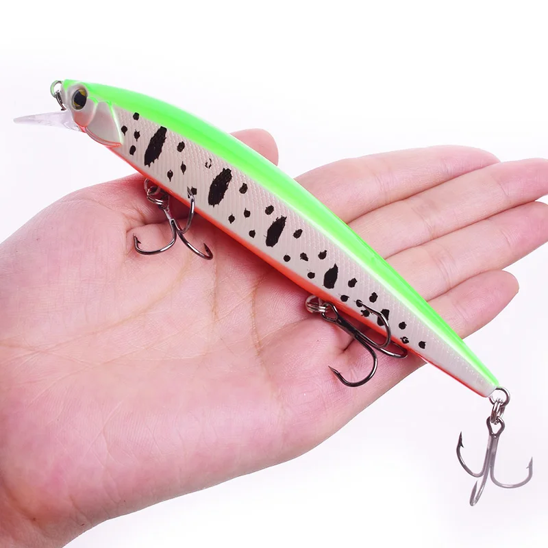 Proleurre Minnow Fishing Lures 14cm 18.5g Hard Crank Baits Artificial Floating Bait Trout Pike Fishing Wobbler Crankbaits