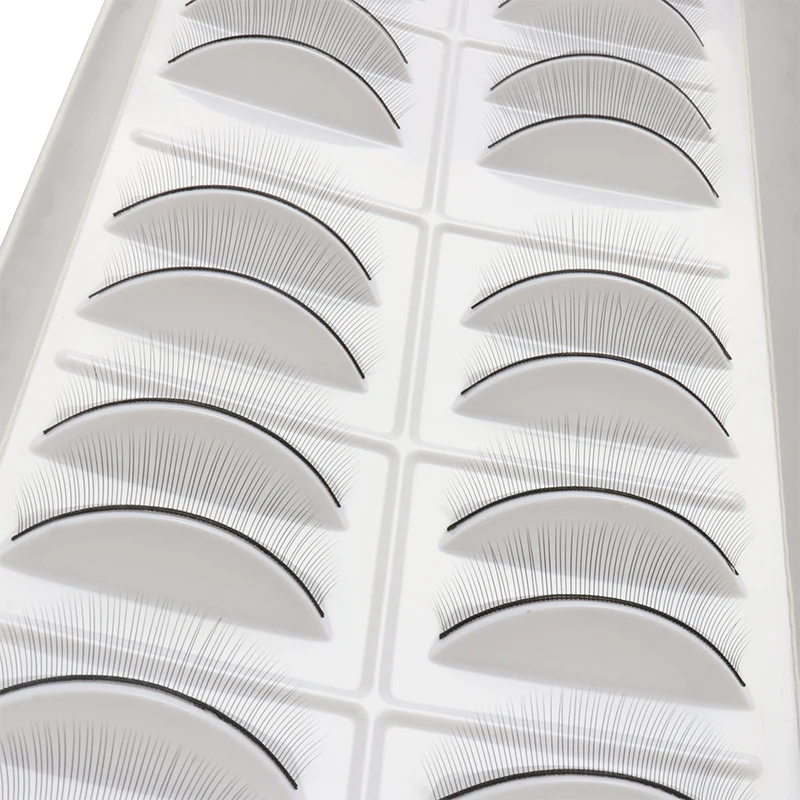 20 pair Individual False Eyelashes Natural Training Lashes Eyelash Extension Practicing Teaching Practice makeup tools