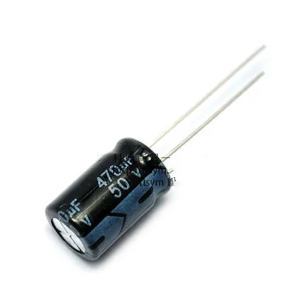 Free freight 50V 470UF 105 degree electrolytic capacitor 470UF/50V 10 * 17