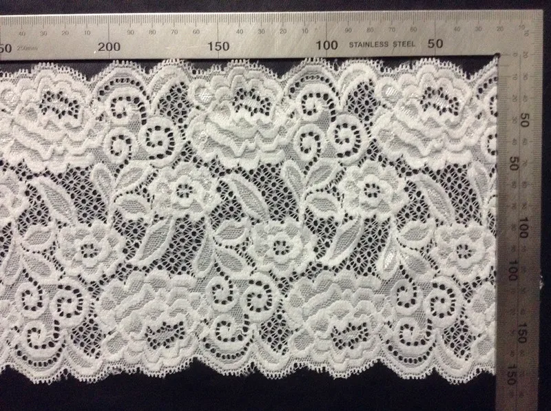 15cm hot selling symmetrical jacquard flora motif edge lace trim,XM0826F