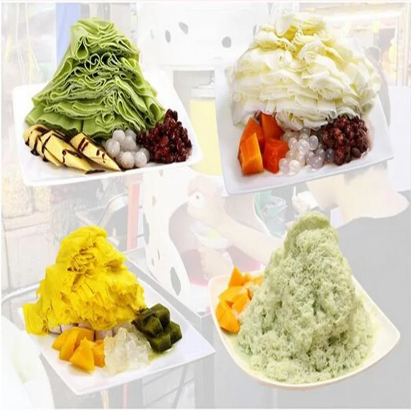 อัตโนมัติหิมะน้ำแข็งบล็อกเครื่องโกนหนวดง่ายต่อการใช้งานบดน้ำแข็ง