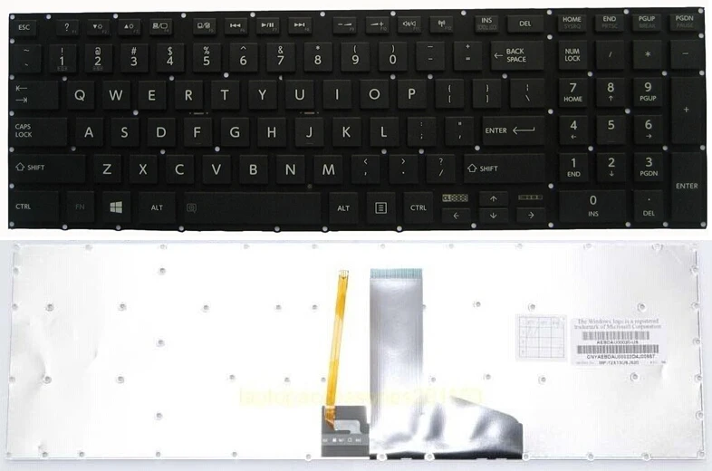 Backlit Laptop keyboard for toshiba Satellite P70T AST2GX1 P70T-A P70T-AST2GX1 P75 P75-A P75-A7100 P75-A7200 P75T P75T-A Series