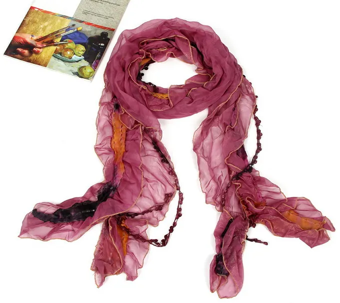 Korea girl women rayon silk Scarf shawls Scarves Stole Neckerchief FACTORY CLEARANCE SALE 180*20cm 18pcs/lot #3970