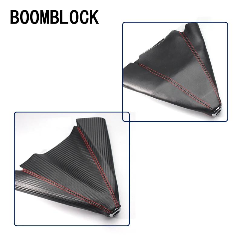 

Carbon fiber leather Gear Lever dust-proof cover For Kia Rio 3 Ceed Sportage 2017 Cerato Sorento Mazda CX-5 6 Mini Cooper R56