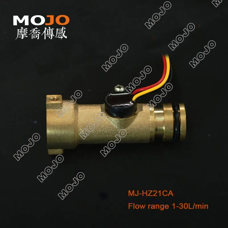 Medical apparatus and instruments MJ-HZ21CA Hall flow sensor G1/2''  water-cycling system Brass material 1-30L/min 10pcs/lot