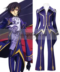 Code Geass Lelouch Lamperouge Zero Cosplay Costume E001