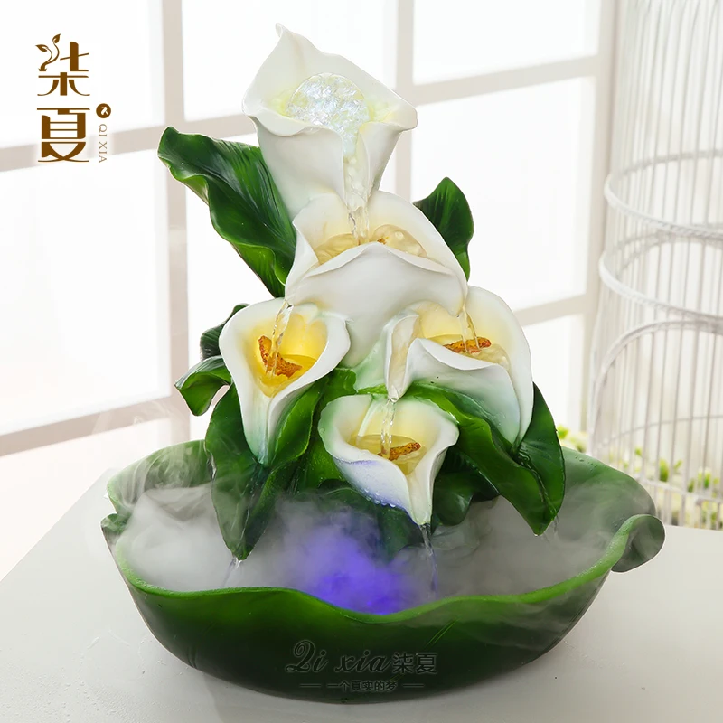 The living room decoration decoration Home Furnishing indoor water fountain humidifier Company shop opened the creative gifts of