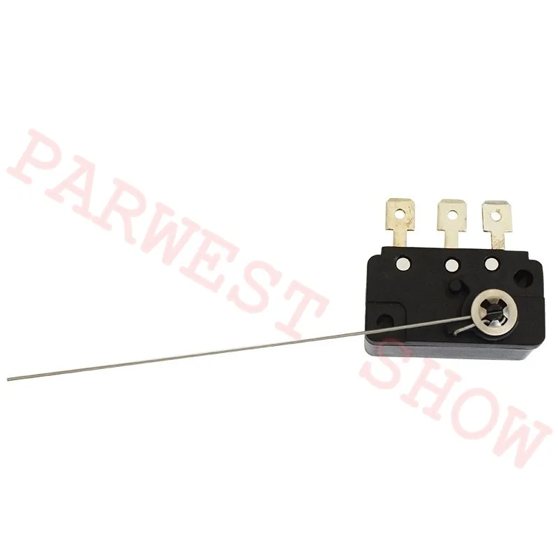 20pcs/lot Black Coin switch for Mechanism coin acceptor 3 terminal Long level microswitch arcade coin selector parts