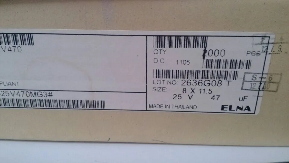 2020 hot sale 10pcs/30pcs ELNA ROA Cerafine 47uF/25V origl authentic 47uf25v new spot 2012 annual production free shipping