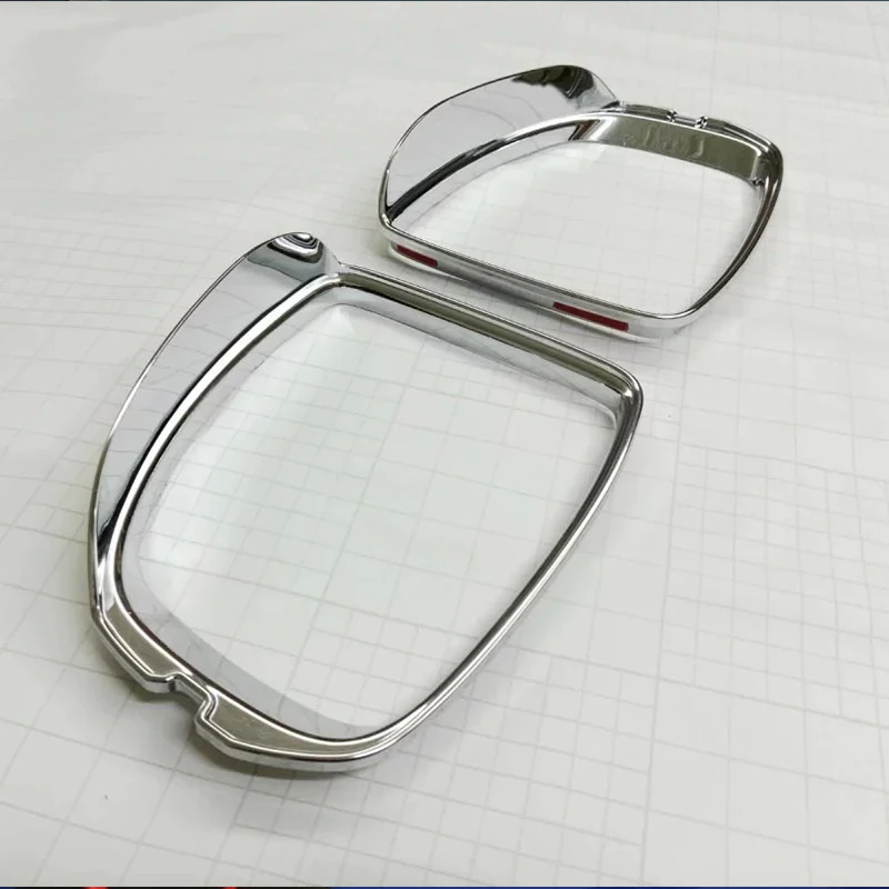 ABS Chrome For Honda FIT JAZZ 2014-2018 Car rearview mirror block rain eyebrow frame cover trim car styling accessories 2pcs