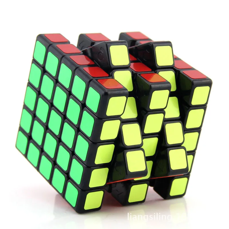 Shengshou Legend Chuanqi Cube magique pour enfants, jouet de puzzle de vitesse professionnel, autocollant en PVC, 5x5x5