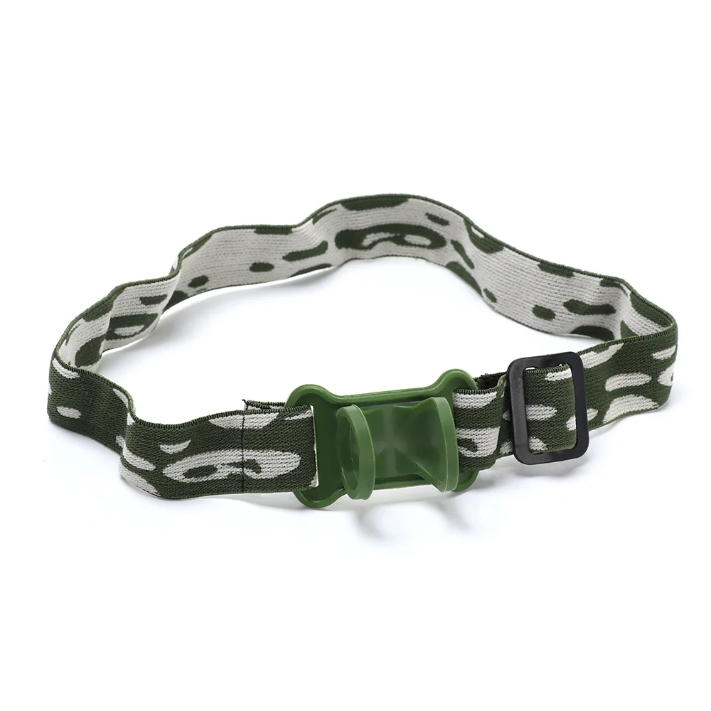 1Pc New Green Color Headlamp Headband Head Belt Strap  Headlight Mount Holder Flashlight Lamp Torch Elastic Outdoor Tools