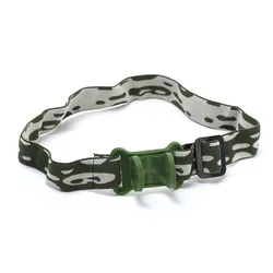 1Pc New Green Color Headlamp Headband Head Belt Strap  Headlight Mount Holder Flashlight Lamp Torch Elastic Outdoor Tools