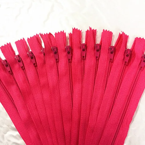 

10pcs 20cm (8 Inch) Rose Nylon Coil Zippers Tailor Sewer Craft Crafter's &FGDQRS