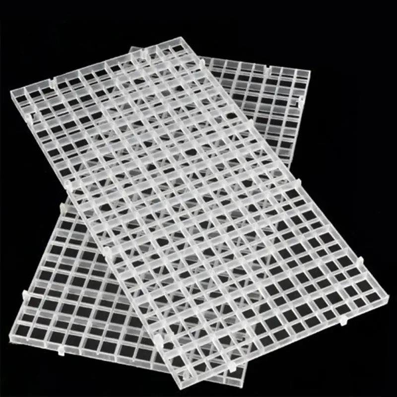 NuoNuoWell 6x Aquarium Fish Tank Bottom Isolation Board 30x15cm DIY Filtration Grid Plate Divider Tray+6 Sucker Free Combination