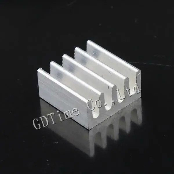 500PCS Lot Aluminum 14X14X7MM IC LED Cooling Cooler Heatsink Heat sink GD024