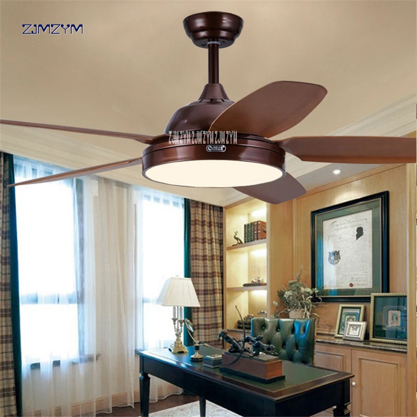 52 inch LED ceiling fans Lamp  with remote control minimalist dining living room ceiling fan with lighting 52SW-5005