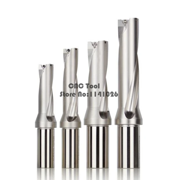 WC C32 4D SD 31 32 33 34 35 mm Indexable Insert Drills U Drill Type CNC Drilling Shallow Hole Tool For Wc Insert