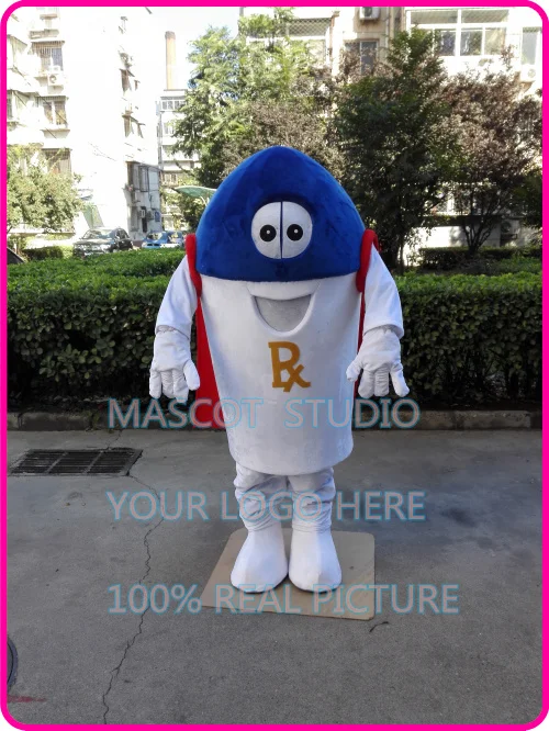 pill hero mascot costume medicine custom fancy costume anime cosplay kits mascotte fancy dress carnival costume 401437