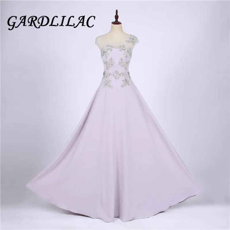 Cameo A-line Evening Dress Long Women Satin Silver Sequins Formal Dress Party Prom Dress Plus size Evening Dress G0125