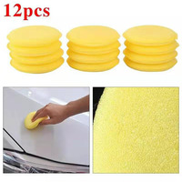 12 Pcs Polishing Pad Car Waxing Sponge Car Care Tools  High Quality Accessories Polishing Car Buffing Foam Applicator Sponge