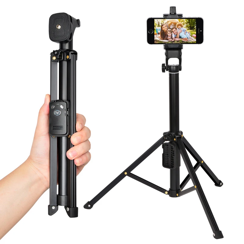 3 in 1 Yunteng 1688 Bluetooth Remote Shutter Portabel Menangani Selfie Tongkat Mini Table Tripod Untuk IOS Android Iphone Samsung Gopro