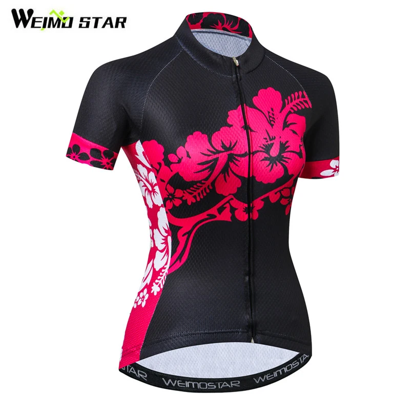 Weimostar 2019 Summer Cycling Jersey Shirt Women Team Bicycle Clothing Ropa Ciclismo Quick Dry mtb Bike Jersey Maillot Ciclismo