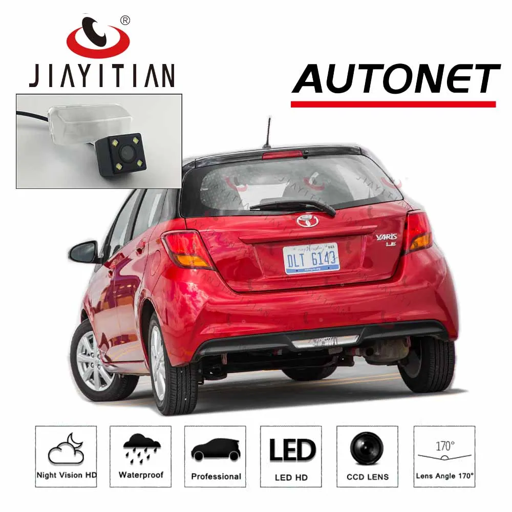 

JIAYITIAN car Rear View Camera For toyota yaris le yaris L 2012 2013 2014 2015 2016 2017 ccd license plate camera backup camera