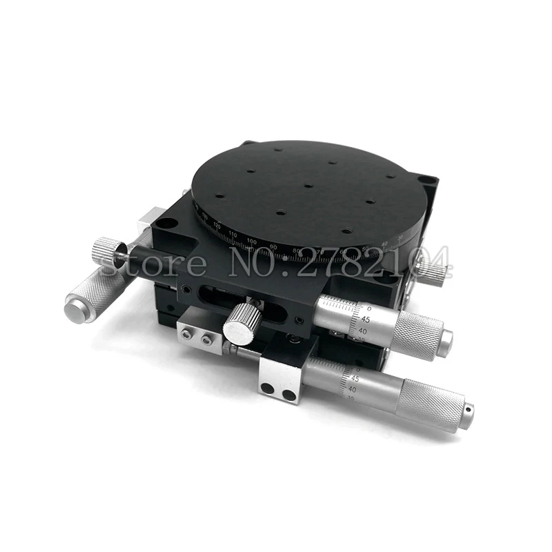 Imagem -02 - Xyr Manual Plataforma de Corte Mesa de Tradução Mesa Rotativa Trilho Cruzado 90x90 mm Ls90-l Xyr90-l