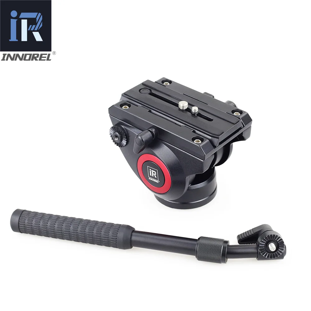 INNOREL Lightweight H80 Fluid Head Hydraulic Damping for DSLR Video Tripod Monopod Manfrotto 501PL Bird Watching Big Stable