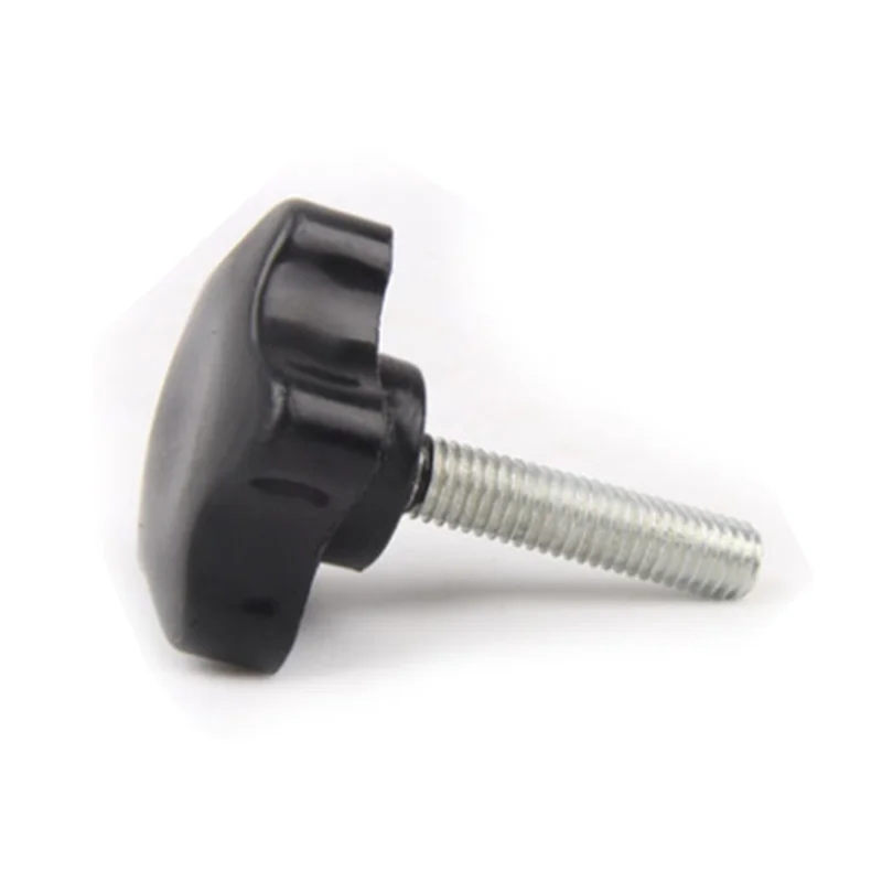 Perilla de tornillo de sujeción de cabeza en forma de estrella, rosca macho M8 x 35mm, 5 piezas