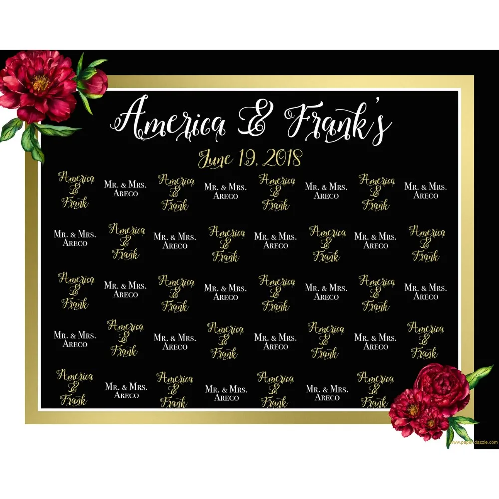 

custom Simple Elegance Flower Leaves Frame photo studio background High quality Computer print wedding backdrop