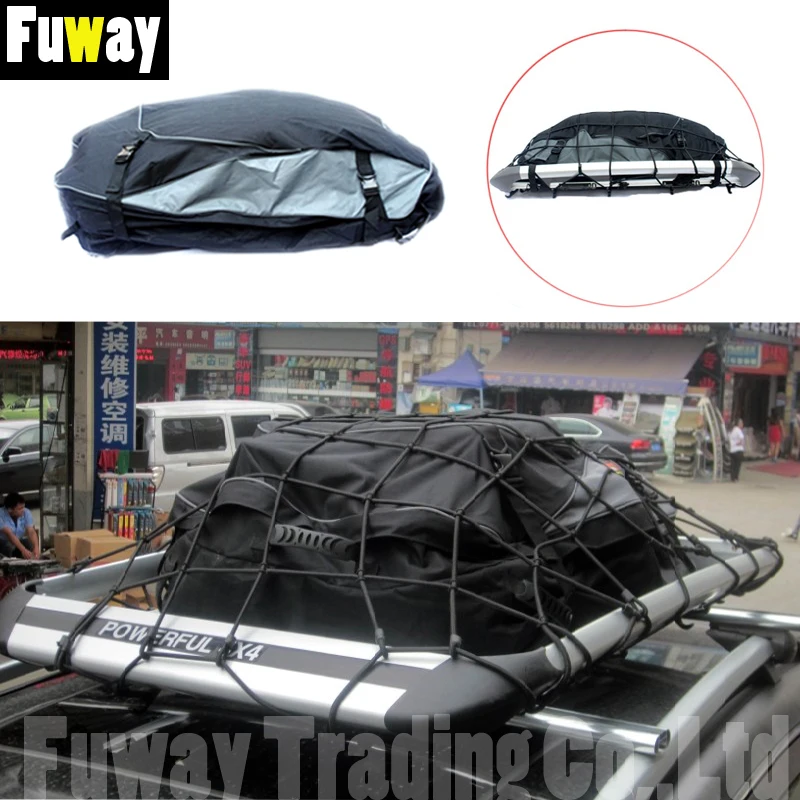 

DHL Free Shipping !!! Universal Waterproof SUV Roof Top Cargo Carrier Bag Luggage Travel Storage Case Car Accessories