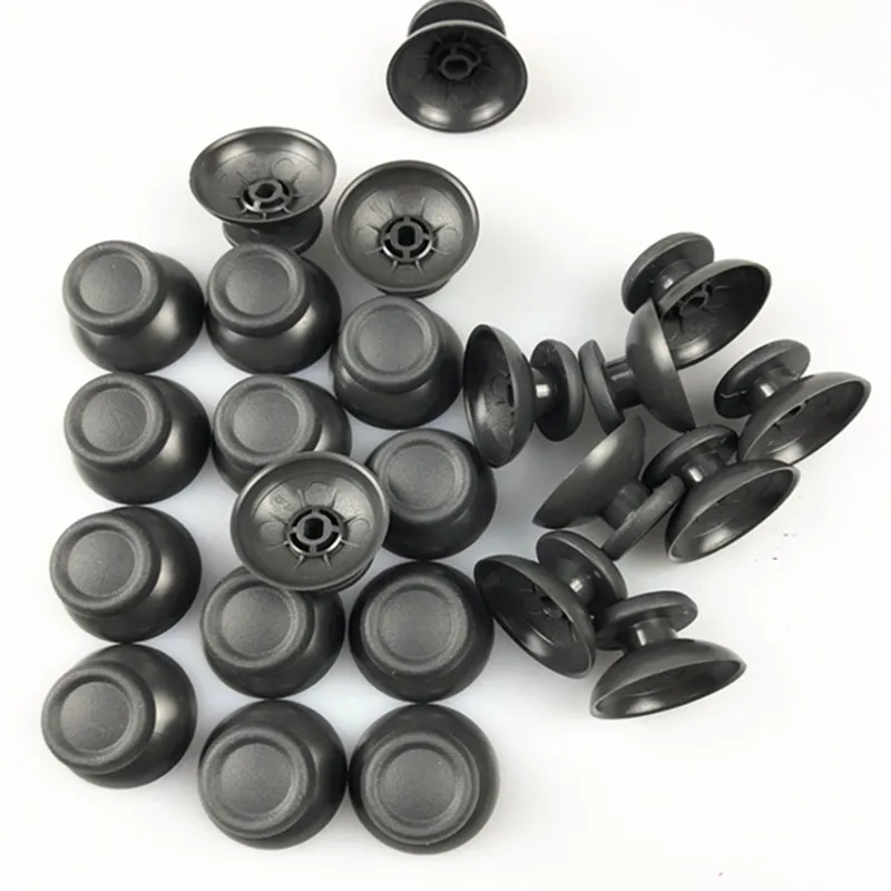 غطاء تناظري لجهاز PS4 ، 120 قطعة ، أسود/رمادي ، عصا تحكم ، غطاء فطر لسوني بلاي ستيشن 4 ، عصا تحكم ثلاثية الأبعاد