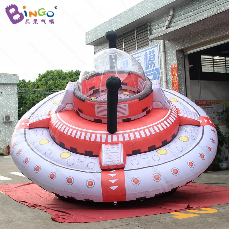 Custom Inflatable Spaceship Balloon Mascot For Advertising Decoration Giant 5 Meters Height Air-blown UFO Toys-BG-M0020X