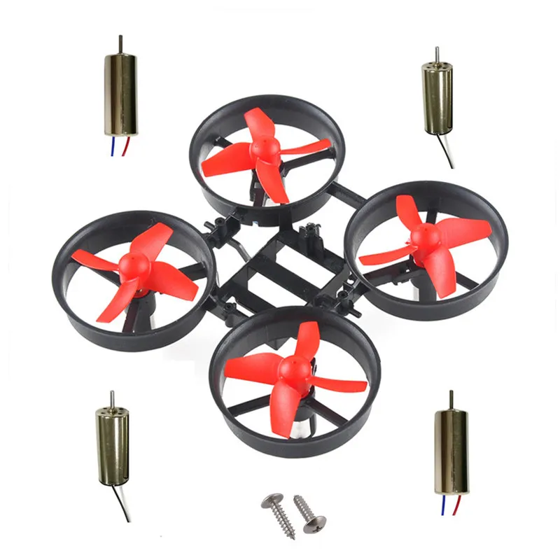 JJRC-Kit de Marco H36 Eachine E010 NIHUI 010 con 4 cuchillas de piezas, Motor 615 sin núcleo CW CCW para Mini Dron cuadricóptero de interior DIY