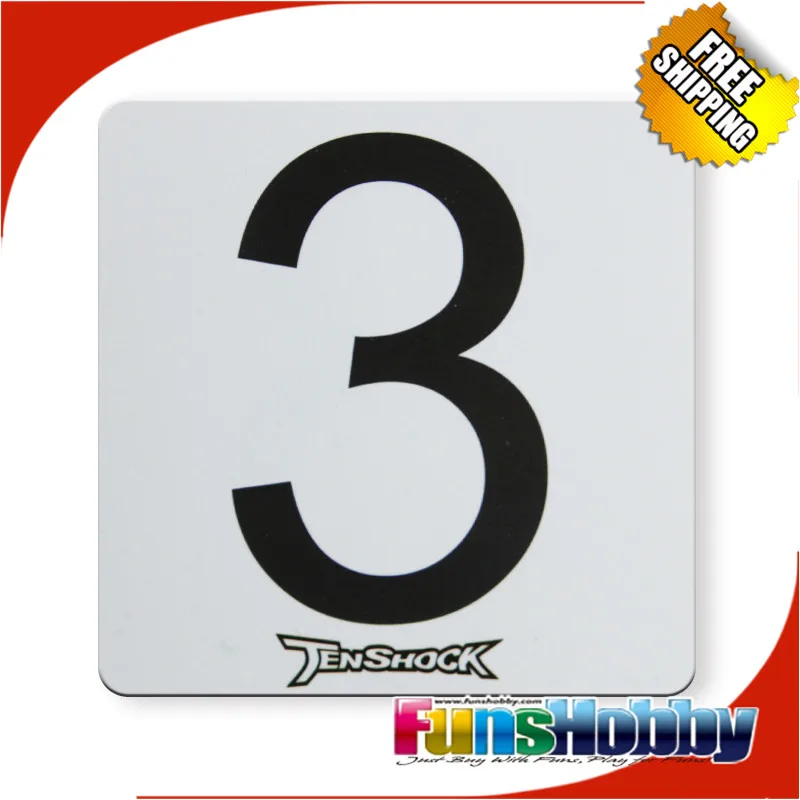 Tenshock Number(1 to 8)Plate For RC Boat Race TS-HMP-01