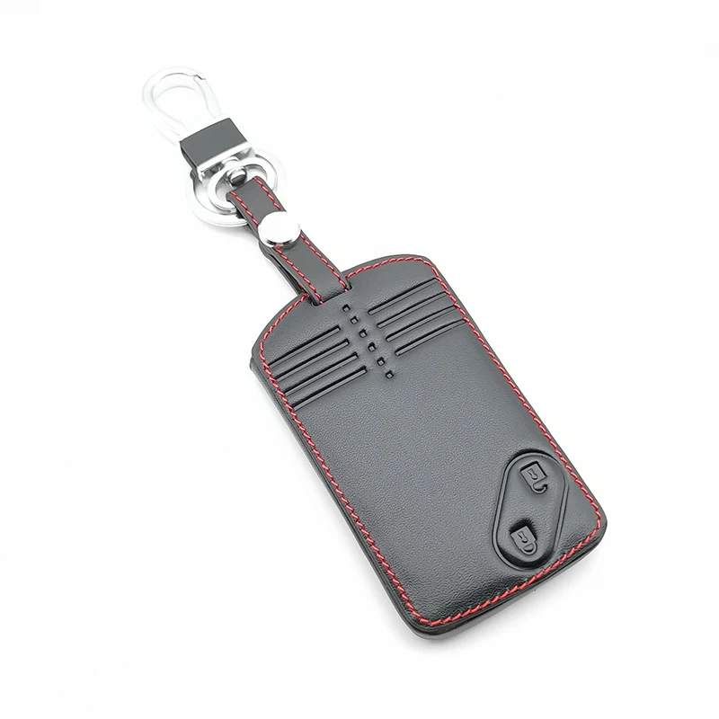 2 Buttons Car Key Card Leather Shell Fob Case Cover for Mazda 3 5 6 8 M8 CX-7 CX-9 Smart Car Car Skin Style Jacket