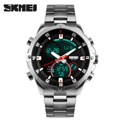 SKMEI 2016 New Watches Men Luxury Brand Fashion Casual Business Sports Wrist watches Dual time Digital Analog Quartz Watch