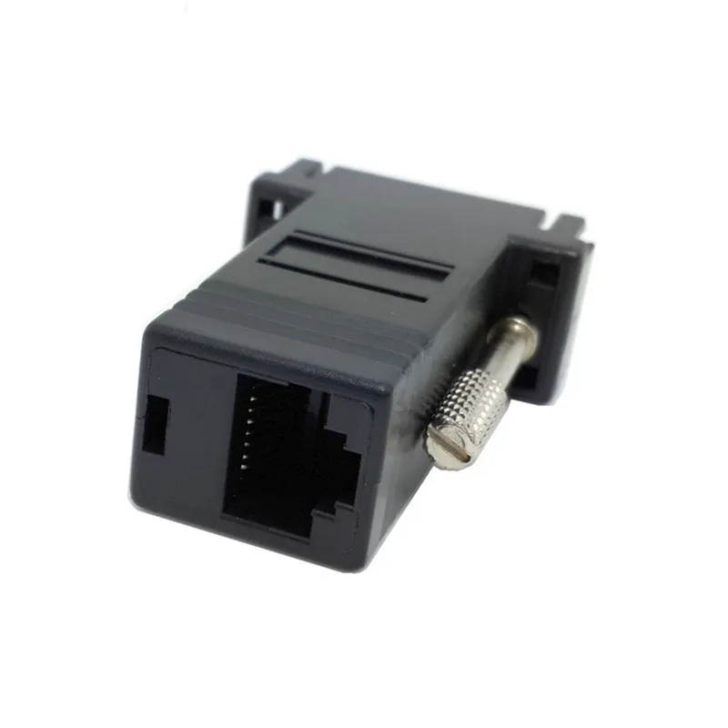 10 قطع VGA موسع ذكر LAN CAT5 CAT6 RJ45 Rede محول أنثى كابل عدة موصل الكمبيوتر المحمول