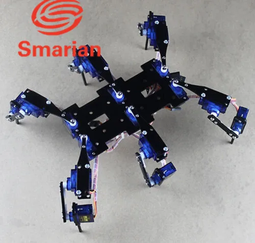 1 Set Diy Spider Robot 18 DOF Six Feet/Leg Hexapod 4 RC Mini Robotic Frame