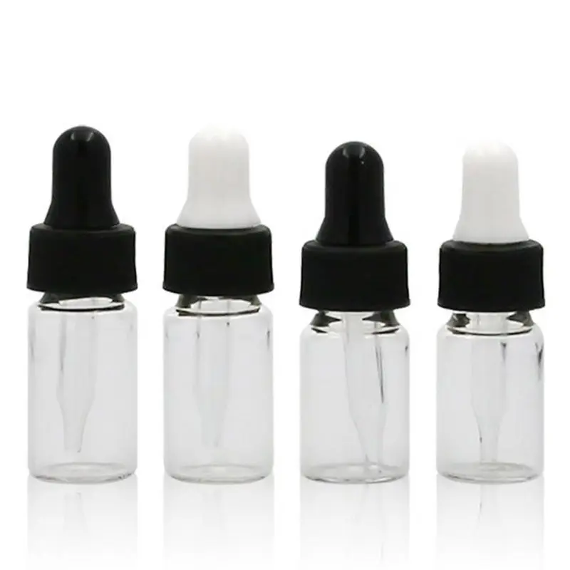 

3ML Clear Glass Dropper Bottle, 4ML serum Vial, Cosmetic Packaging, Sample Display Container F20171303