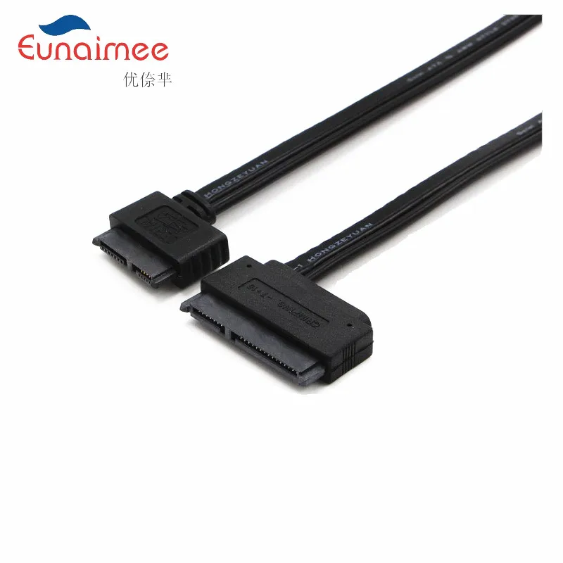 スリムSata-13pin imac CD DVDから2.5 "22ピンメスアダプターケーブル,0.3mコネクタ,ハードドライブディスク