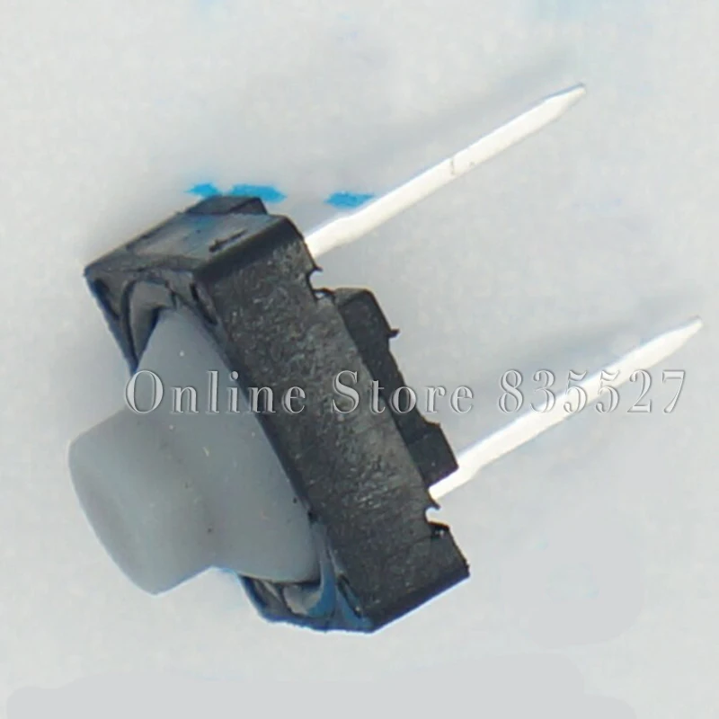 20pcs/lot 8*8 2 Pin feet 8 * 8 mm conductive key switch silent silicone button switch tact Switch no sound micro