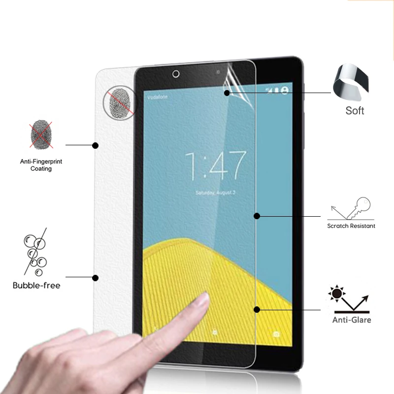 

Premium Anti-Glare Screen Protective Matte Film For Vodafone Tab speed 6 8.0" tablet Anti-Scratches Protector films + tools