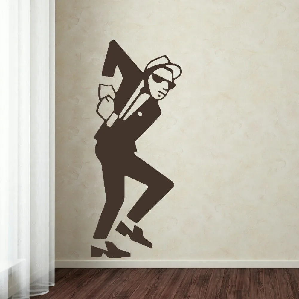 LARGE SKA 2 TONE BEDROOM WALL MURAL GIANT ART STICKER TRANSFER DECAL VINYL DIY WALL DECAL 3 SIZES