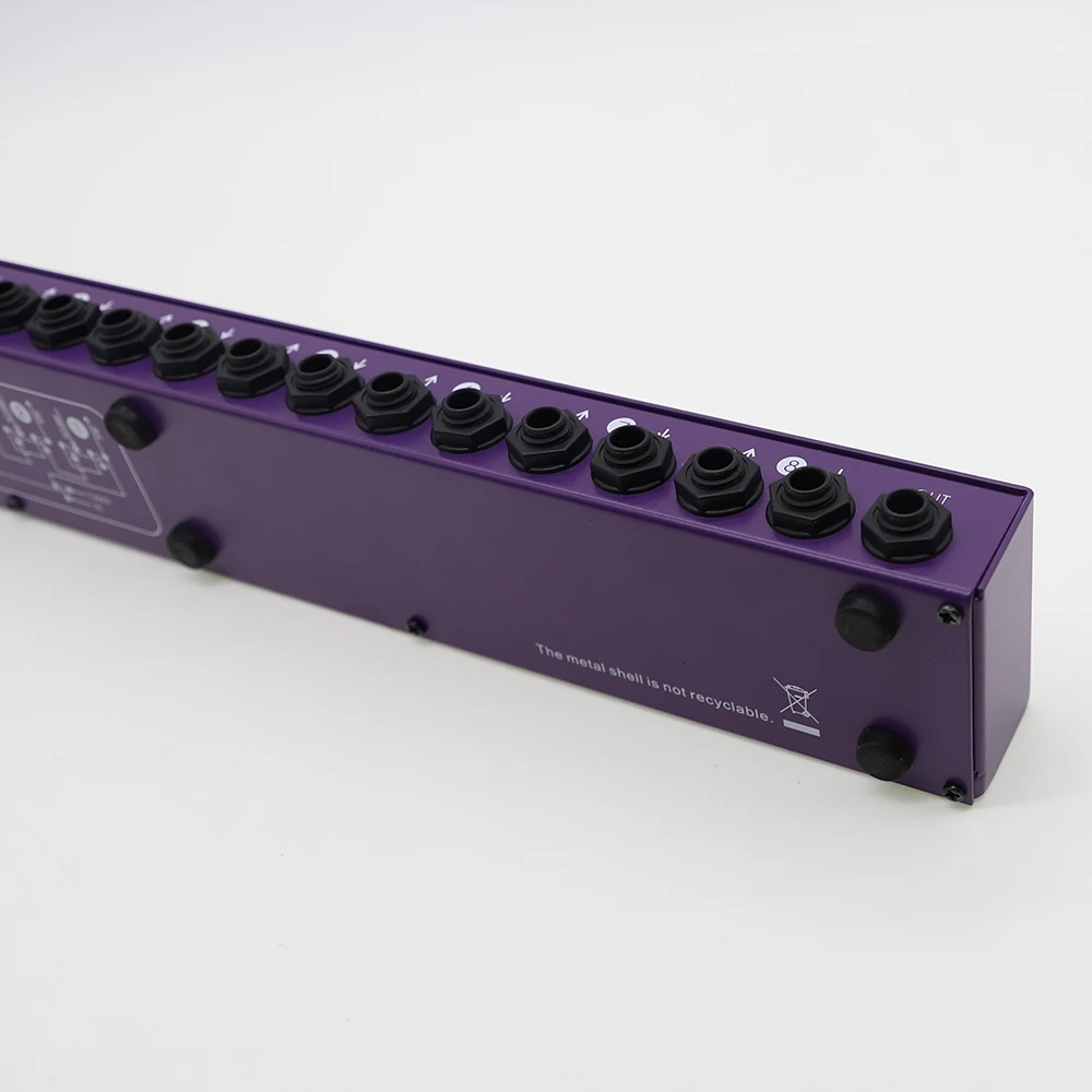 MOEN Guitar Effect Pedal Commander Effects Loop System Guitar Pedal Support 8 Loops 12 Recall Presets Tuner Connection Purple