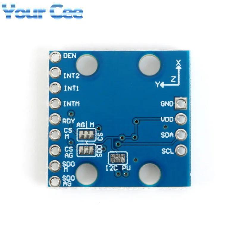 Imagem -06 - Módulo de Sensor Lsm9ds1 para Arduino Acelerômetro de Eixos Giroscópio Magnetômetro Gy-lsm9ds1 Gy-lsm9ds1 Pcs 1pc